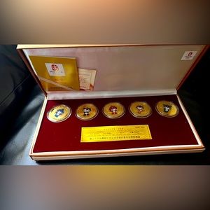Beijing 2008 Olympic Souvenir Coins, authentic papers included